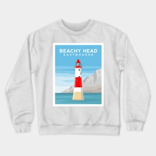 Beachy Head Lighthouse, Eastbourne, East Sussex Crewneck Sweatshirt